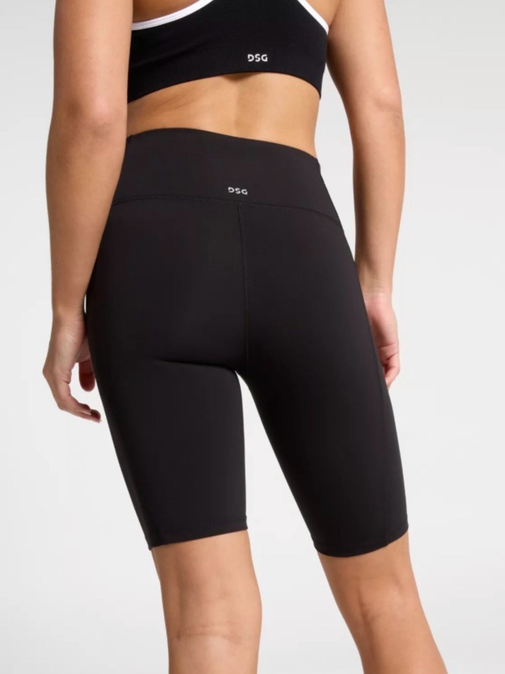 DSG Black High-Waist Bike Shorts